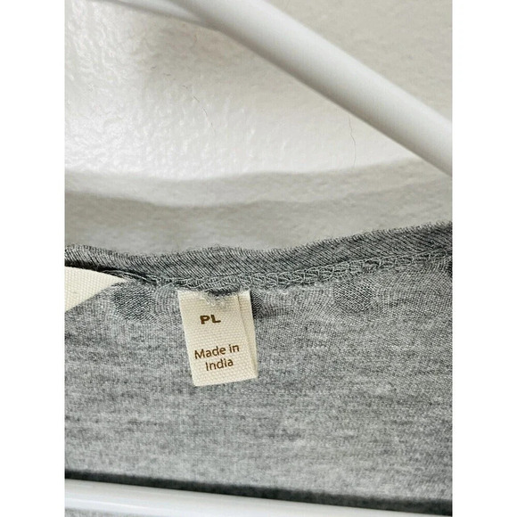 Soft Surroundings Waterfall Cardigan PL Studded Jersey Knit Stretch Viscose Gray - Picture 6 of 10